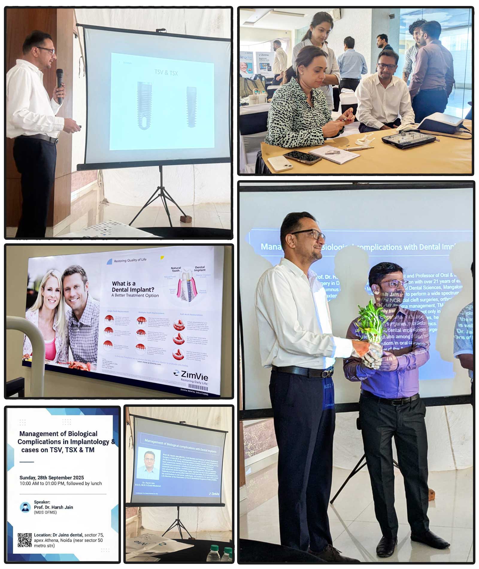 Dr. Harsh Jain organized a Lunch & Learn session at Dr. Jain’s Dental & Implant Clinic on 28/09/25.