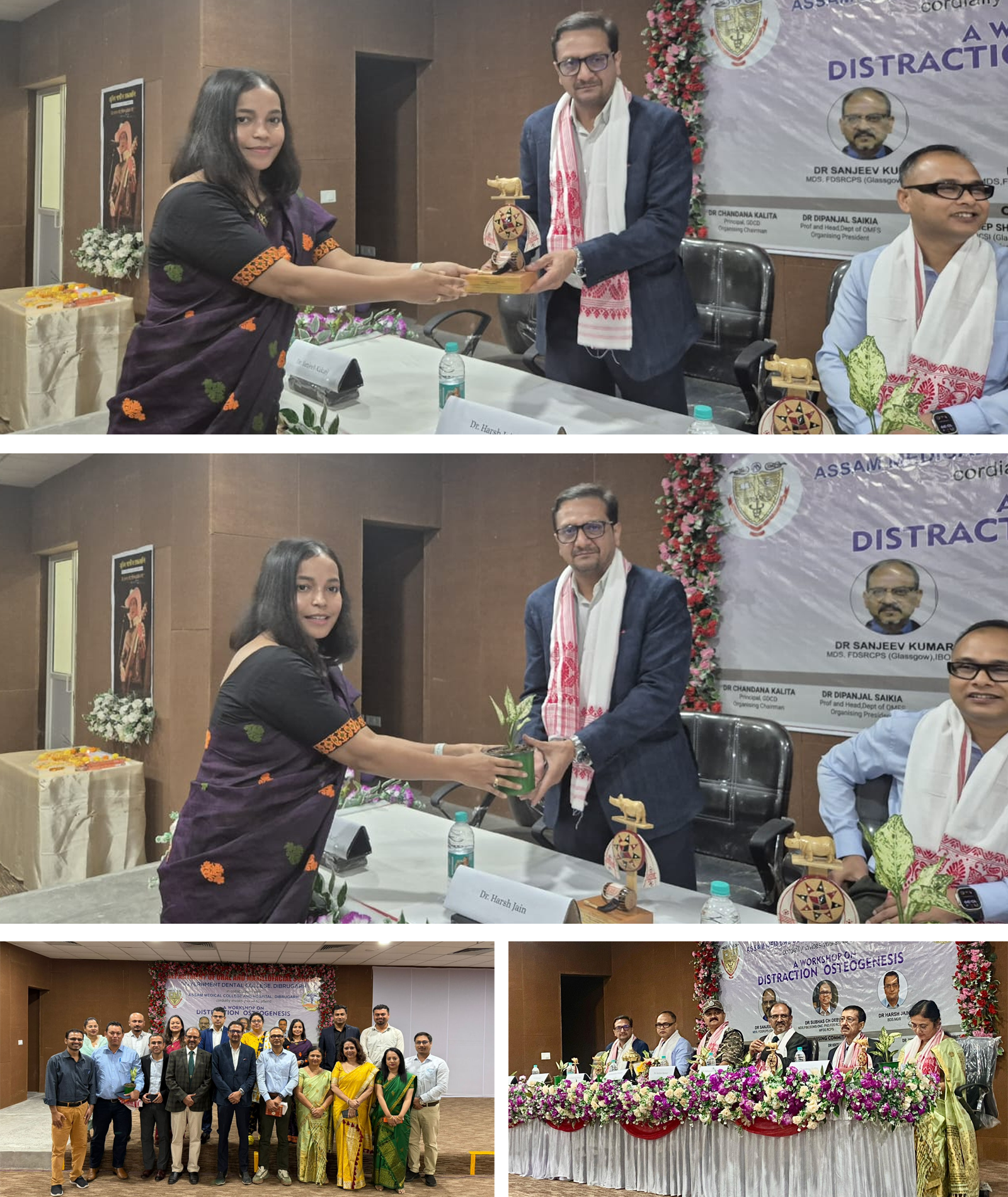 Live Surgical Workshop on Distraction Osteogenesis Organized by Dept. of Oral & Maxillofacial Surgery at Dibrugarh Assam on 31st Oct & 1st Nov